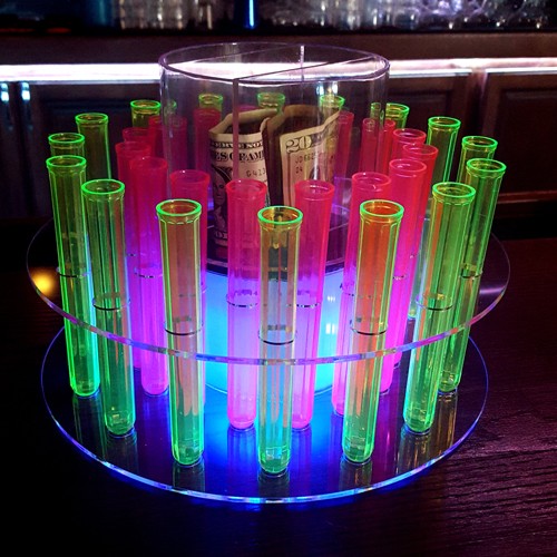 Round Test Tube Tray For Drinks